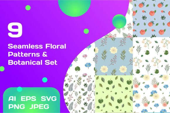 9 Seamless Floral Patterns to Elevate Your Creative Projects