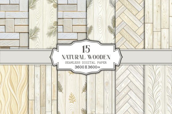 Natural Wooden Seamless Patterns Bundle – Real-World Uses for Creative and Commercial Projects